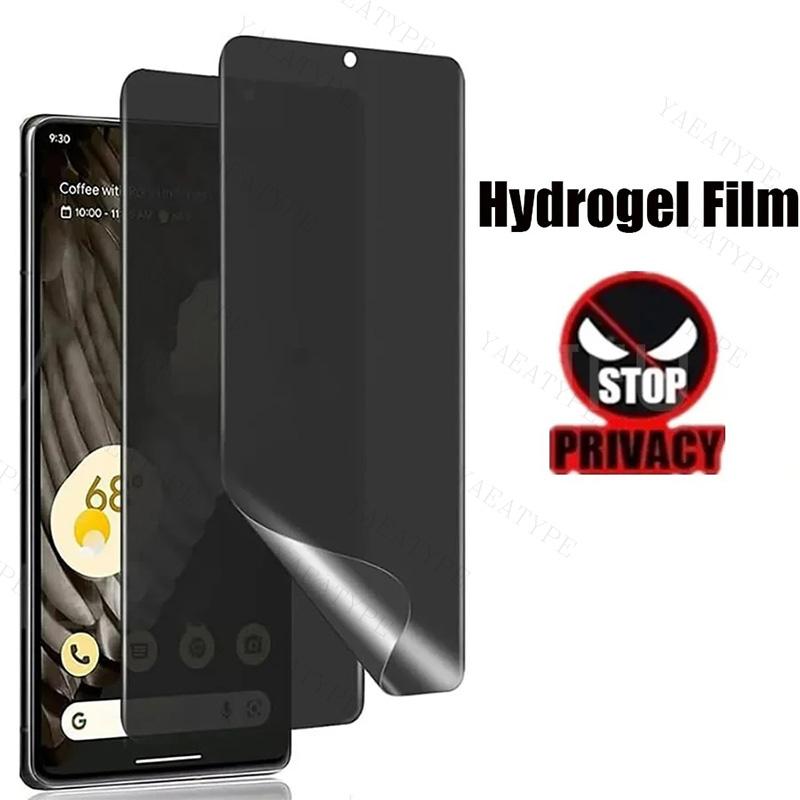 3 pçs filme de hidrogel de privacidade para xiaomi poco x6 pro x5 x3 nfc x4 gt anti espião protetor de tela f6 f5 f4 f3 m5s m3 m4