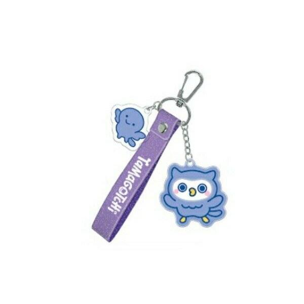 Kami 231077 Tamagotchi Paradise Lametag Key Holder Hohochi Game Ring Charm Miscellaneous Goods Cute