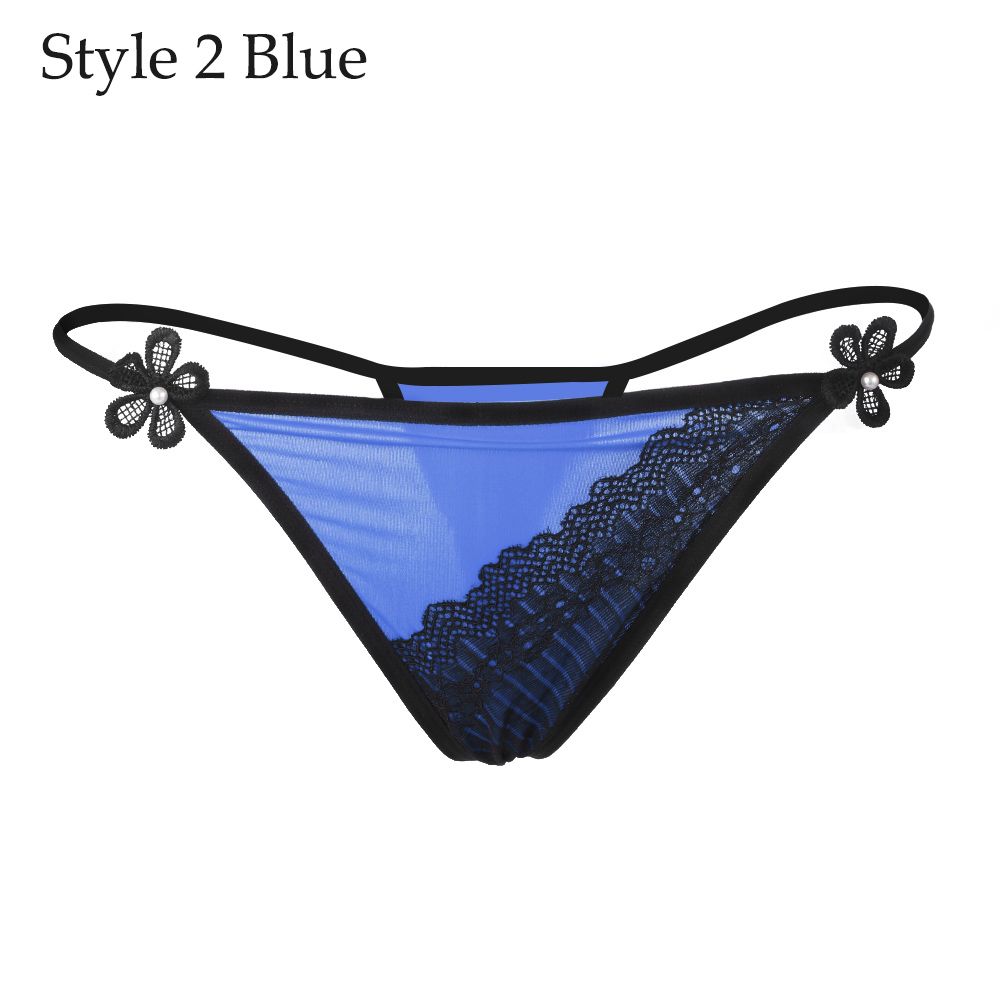 Underwear Underpants Low Waist Briefs Women Erotic Lingerie Lace Flowers G-string Sexy Panties