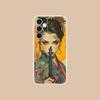 Retro Tattoo Girl Mobile Phone Case for Samsung Galaxy S25 S24 S23 S22 S21Plus FE Ultra Clear Colorful Cover Pretty Smartphone