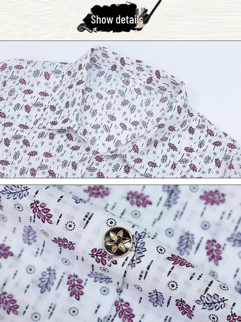 Floral Summer Shirt for Women In Their 60s and 70s