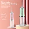 Irrigateur buccal portable, jet dentaire à eau rechargeable par USB, pointe de cure-dents, 220 ml, 3 modes, nettoyeur de dents