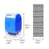 Privacy Protective Roller Stamper with Dustproof Lid Identity Theft Prevention Stamper Roller for Document Mail Address