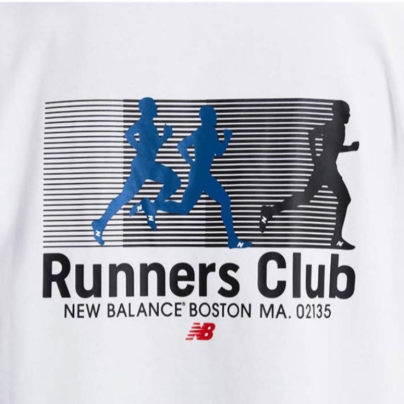 New Balance Short Sleeve Tee Lqj Nbnee22423 10 Uni Runners Club Graphic Short Sleeve Tee  Se