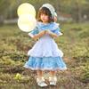 [Formemory] Alice In Wonderland Cosplay Costume, Alice Maid Outfit, Alice One-Piece Dress with Apron, Children's Dress, Halloween, Event, School
