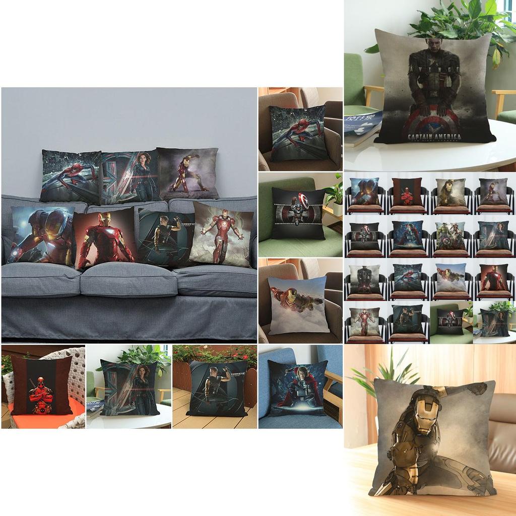 Vibrant Multi-color Avengers Cushion Covers For Home And Office Decoration