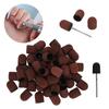 80# Grit Nail Art Sanding Heads Manicure Polishing Grinding Nail Drill Bits Sanding Bands Set