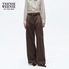 Teenie Weenie Women's High-Waisted Pleated Cocoon Trousers