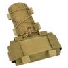 Taktický helmový bateriový pack MK2, Nylonová rozšiřující kapsa na závaží pro helmu FAST Airsoft Wargame