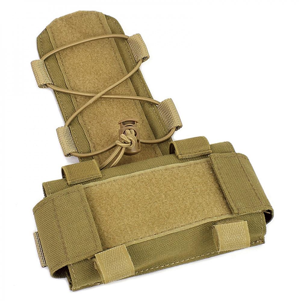 Taktický helmový bateriový pack MK2, Nylonová rozšiřující kapsa na závaží pro helmu FAST Airsoft Wargame
