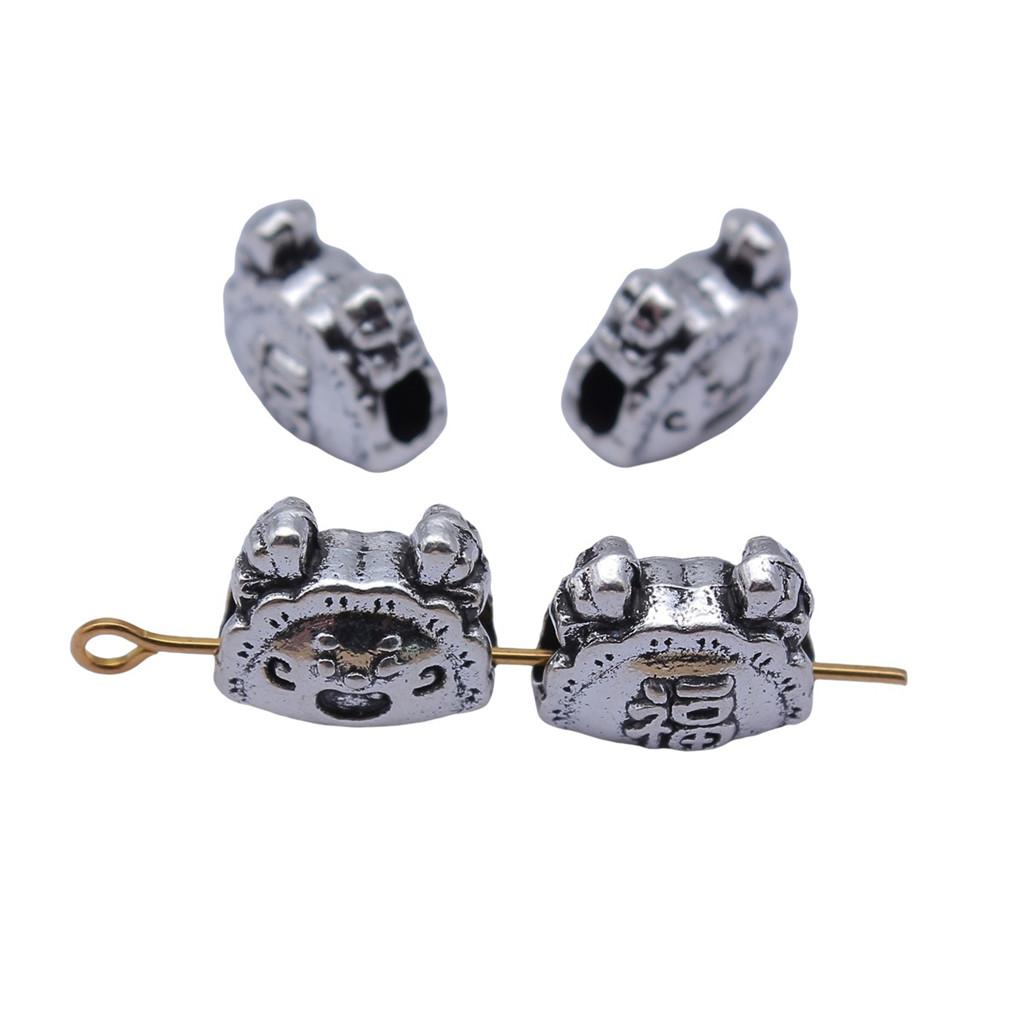 Small Hole Spacer Beads Minimalist Animal Charms For Pet Jewelry Components