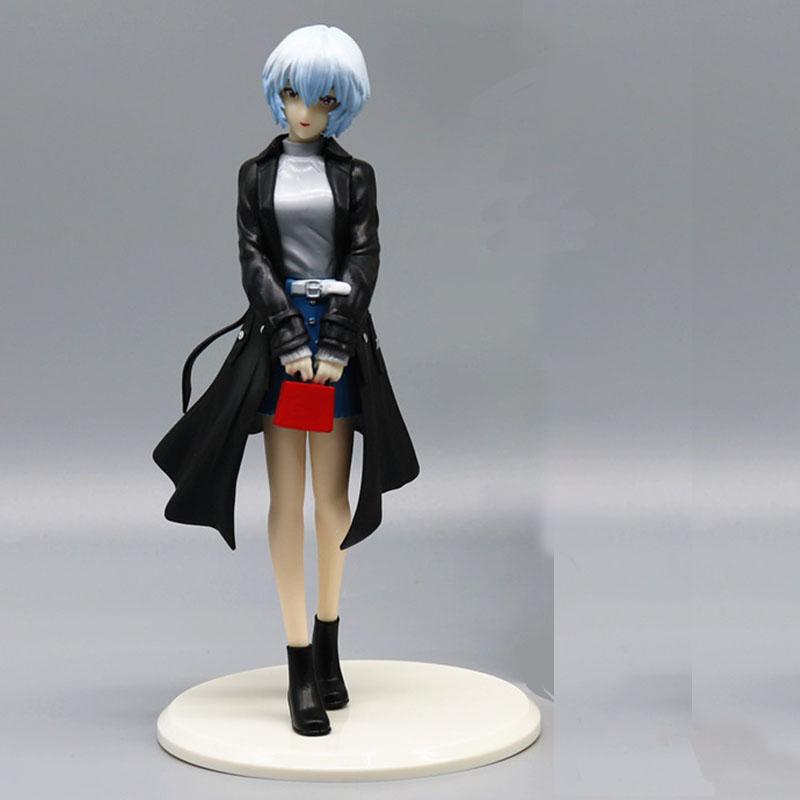 20CM Neon Genesis Evangelion Anime Meisjes Figuren Koningin Ayanami Rei Nieuwe Vorm Actiefiguur Kinder Speelgoed Beeldjes Model Poppen Cadeaus