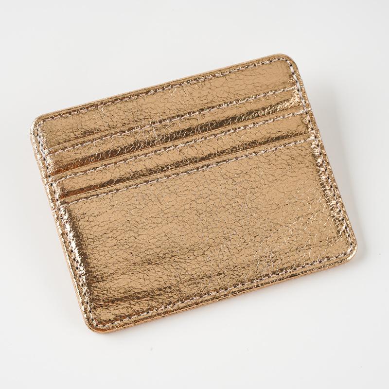 

Женский тонкий держатель для карт, легкий многофункциональный держатель для карт, чехол из искусственной кожи, держатель для кредитных карт, денег, монет, кошелек, сумка