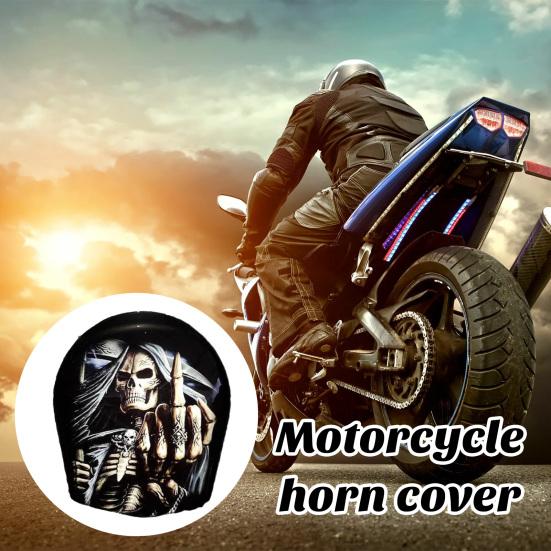 Motocyklový kryt na klakson Vlastní lakovaná sekačka Jedinečná a mrazivá dekorace Kryt na klakson pro vás