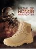 Men's Mid-Top Desert Tactical Military Sports Boots - Large Size