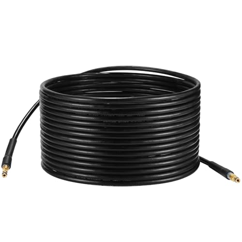

YUET 15M High Pressure Washer Replacement Hose for Kärcher K Series Washers (Domestic Models: K2, K3, K4, K5, K7), Click-Type Plug Quick Connector, Ex