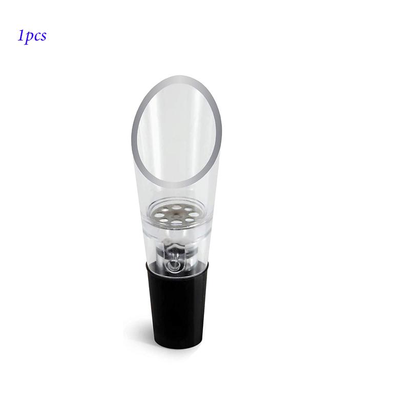 

Wine Aerator Pourer Decanter Liquor Bottles Stopper Spout Premium Crystal Wine Pourers Aireators Bar Accessor Wine Lovers