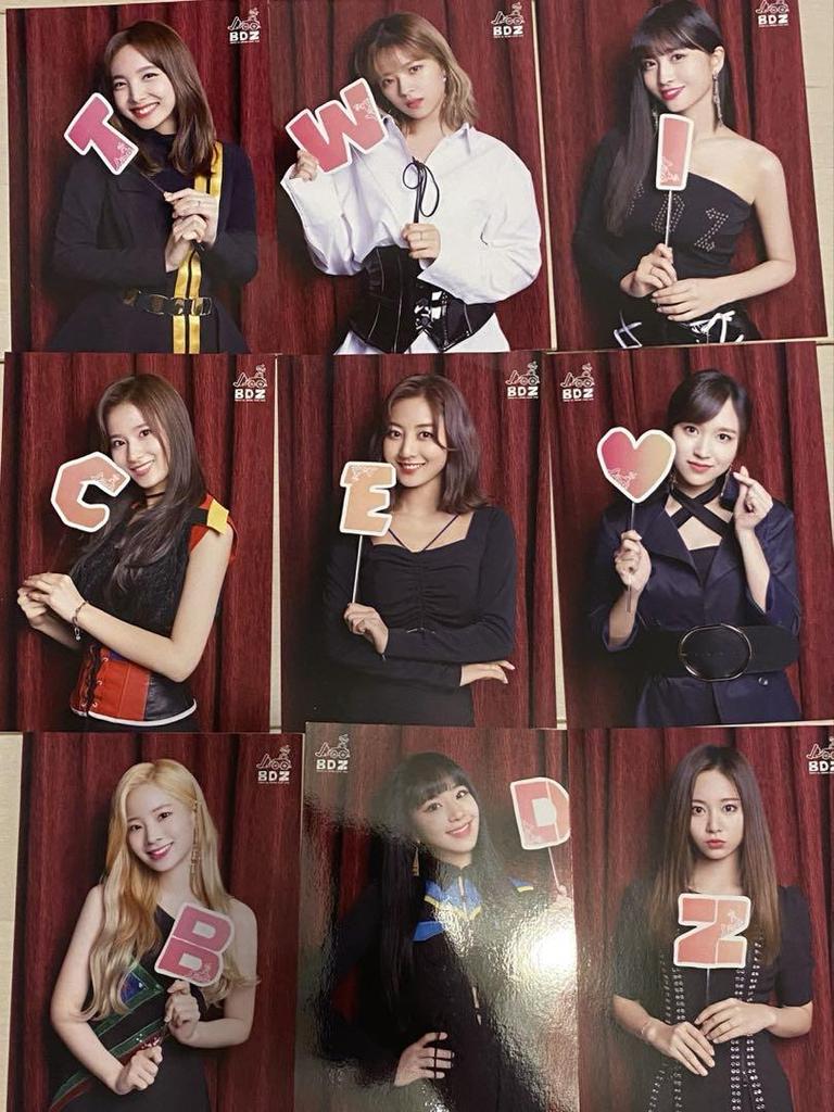[USED] TWICE BDZ Trading Cards