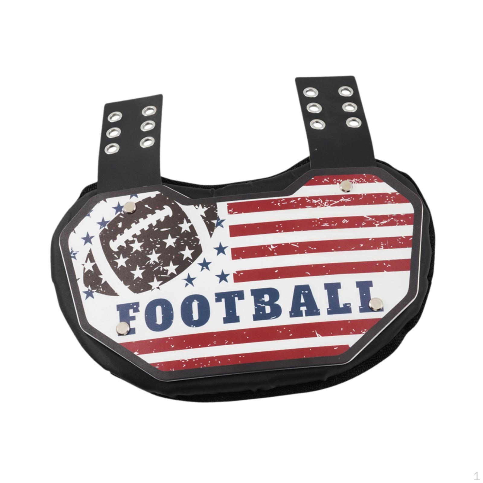 

Защитная пластина для спины в футболе Спортивная нижняя накладка Игровое снаряжение для регби Защита для взрослых