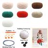 Christmas Crochet Girls Set Amigurumi Handmade Knittin Doll DIY Hook Materials Kit For Christmas Decoration Crafts Child Gifts