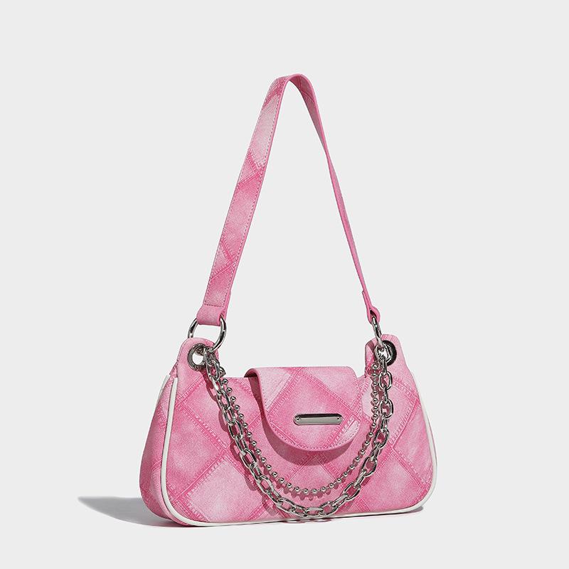 High-Quality Niche Bag for Women 2023 New Trendy Versatile Ins Crossbody Bag Internet Celebrity Single Shoulder Underarm Small Square Bag