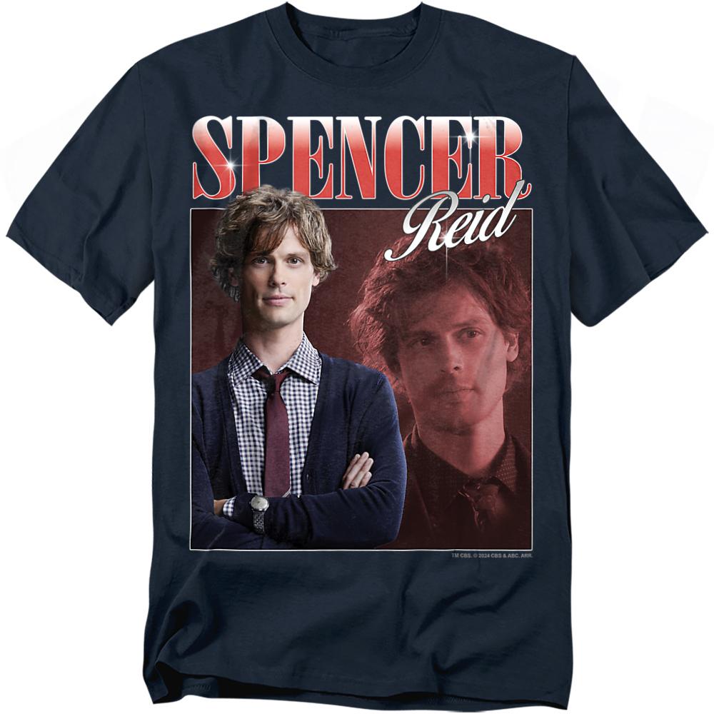 Criminal Minds Unisex Adult Spencer Reid Bootleg T-Shirt