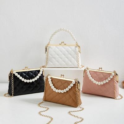 Embroidered Pearl Handbag 2023 Ladies Handbag Fashion Women's Bag Wholesale Diamond