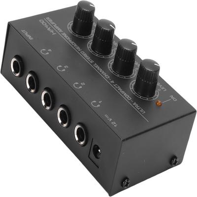Metal Housing Stereo Sound Amplifier 4 Channel Audio Amplifier 4 Channel Amplifier  For Guitar