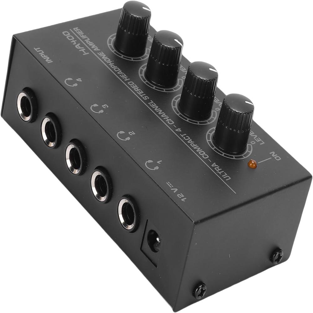 Independent Volume Control Headphone Amplifier 4 Channel 4 Channel Amplifier For Guitar