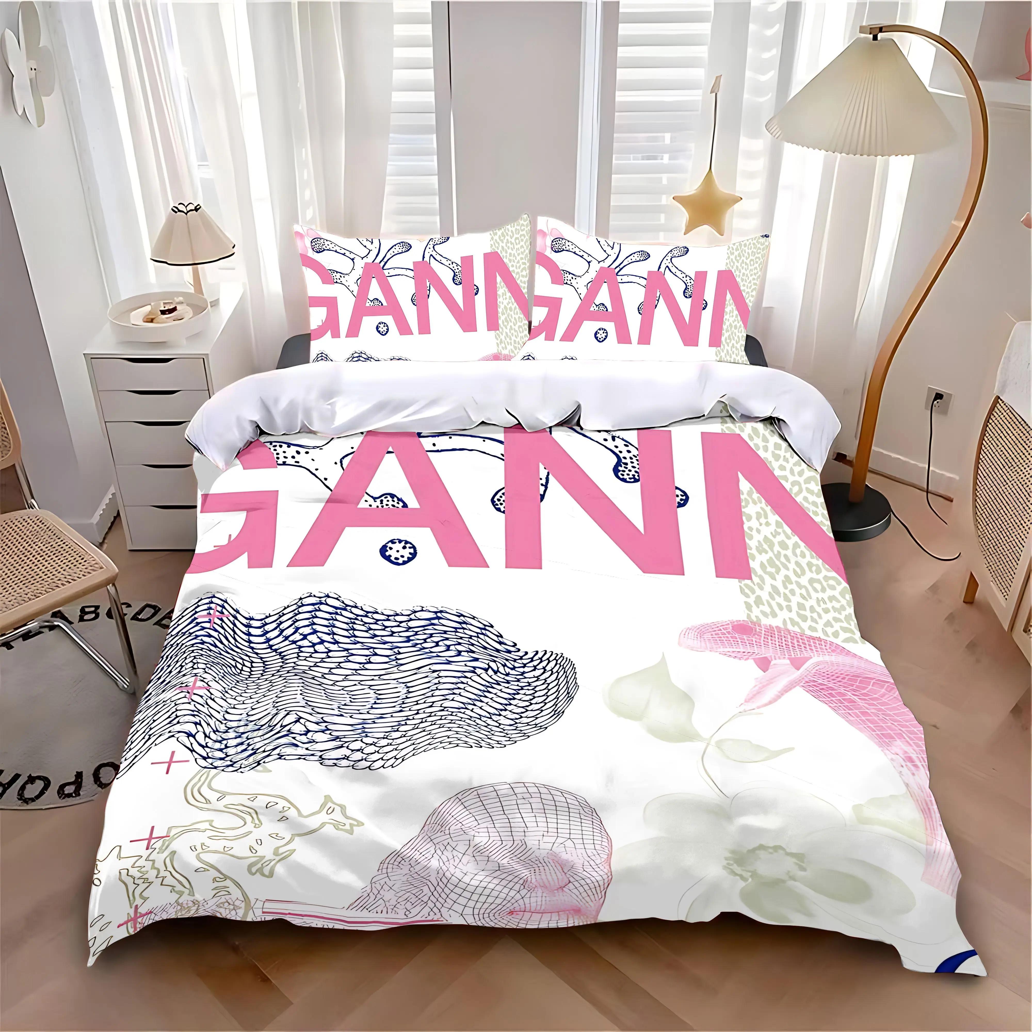 

Luxury G-Gannis Adult Boy Girl Bedroom Decoration Children Single Double Large Size Duvet Cover Pillowcase Bedding Set EU Single(135*200cm)3pcs