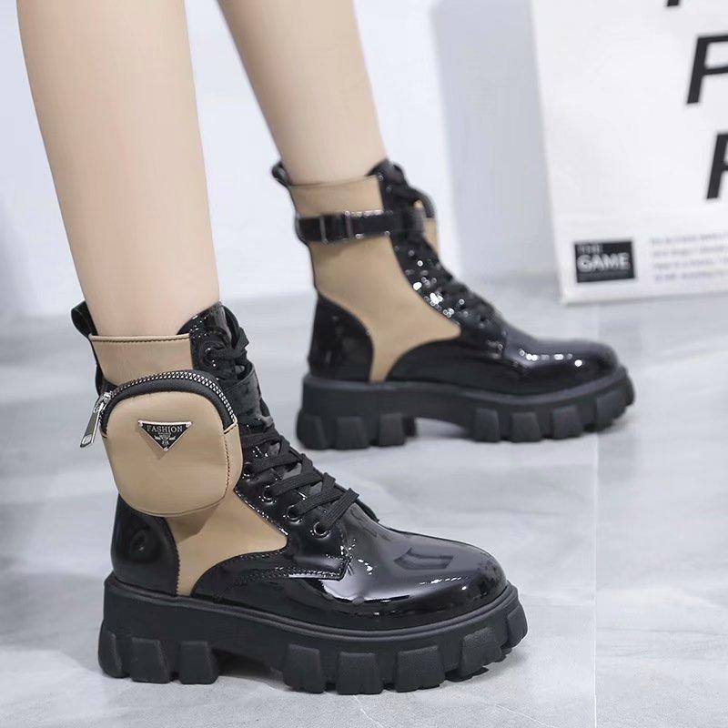 Moda británica Botas de mujer Trifle Bottom Short Tube con bolsa lateral  Antideslizante de mujer Botas Martin impermeables comprar a buen precio —  entrega gratuita, reseñas reales con fotos — Joom