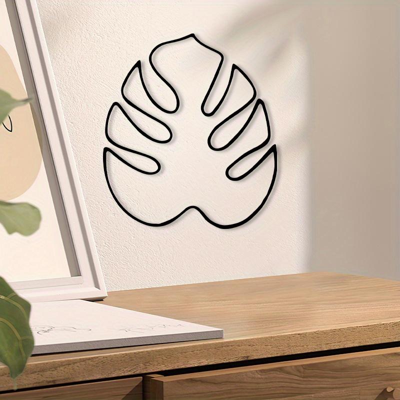 1pc Powder Coated Monstera Leaf Metal Wall Art Open Neon Sign Tropical Room Decor Easter Gift for Plant Lovers
