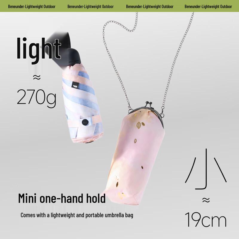 Beneunder BM665 UV Protection 5-Fold Pocket Umbrella