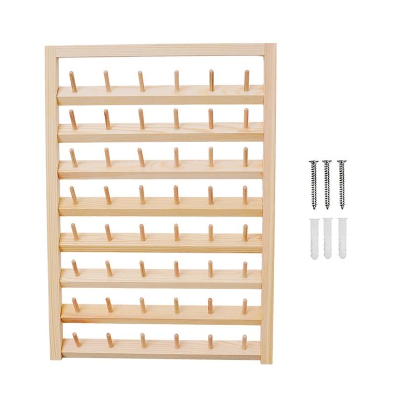 

48/54 Spools Thread Rack Holder Thread Organiser Stands Thread Spools Organizers for Sewing Embroidery Hair Braiding