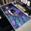 Cute Cartoon Black Cat Mouse Pad Gamer Desk Mat Large Office Keyboard Pads Xxl Carpet Computer Table Accessories Long Mausepad