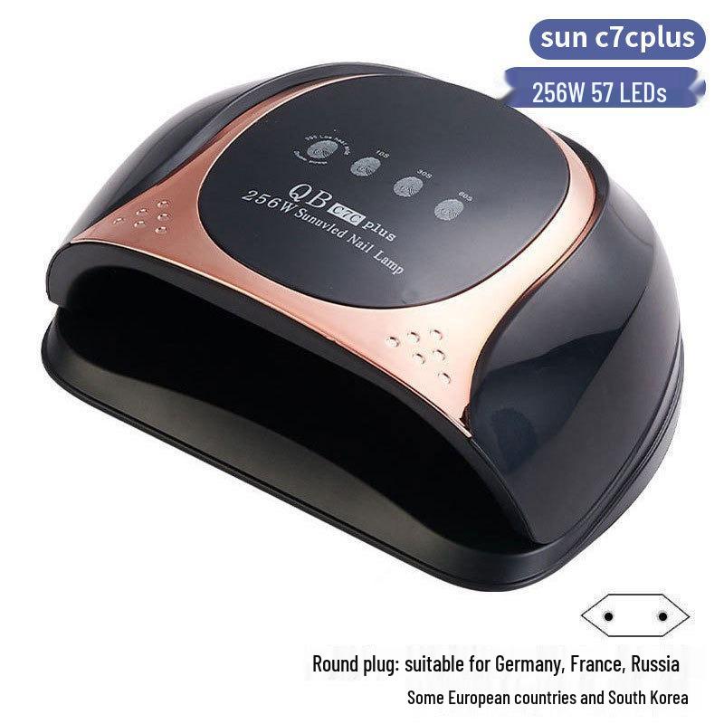 Dazzling 256W LED Nail Curing Lamp, Quick Dry Gel Lamp for Salon Use
