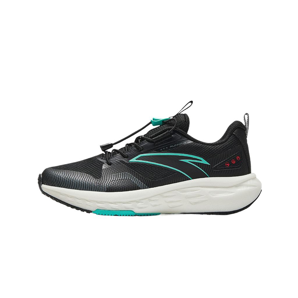 Anta Kids Running Series Youyun Fashion Versatile Trendy Simple Running Shoes Kids Running Shoes Black 312535562-3