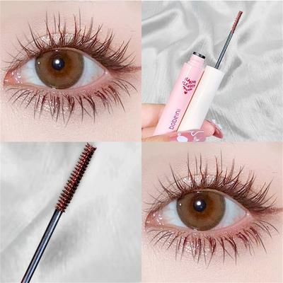 Ultra-Fine Eyelashes Long Mascara 4D Silk Fiber Waterproof Curling Mascara Volume Extension Female Cosmetics Makeup