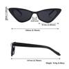 Hot  UV400 Sunglasses for Women Cat Eye Retro Sunglasses Trendy Vintage Small Frame Eyewear Fashion Streetwear Accessories