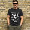 Funny Meme Ow Ow Ow T Shirts Unisex Cotton Crazy TShirts O Neck Tees Short Sleeve Tops Party