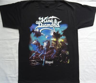 Tricou King Diamond Abigail cu Mânecă Scurtă Bumbac Negru Toate Mărimile Tricou Unisex