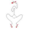 Breast Clamp Amusing Erotic Feeling Tightness Adjustable Three Clamp Breast Stimulation Clip for Couple