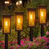 Automatic Solar Garden Lights: Cross-border Outdoor Landscape Lighting with Tungsten Filament for Lawn and Ground Insertion.