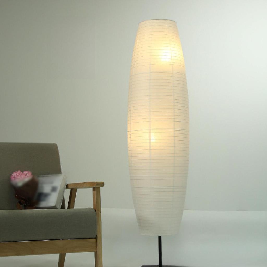 Creative Paper Lampshade for Living Room, Modern Floor Light