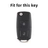 2 Knappar Mjuk TPU Skal Fob För VW Volkswagen MK4 Bora Golf 4 5 6 Jetta Passat Polo Bora Touran Skoda Seat Bilnyckelfodral