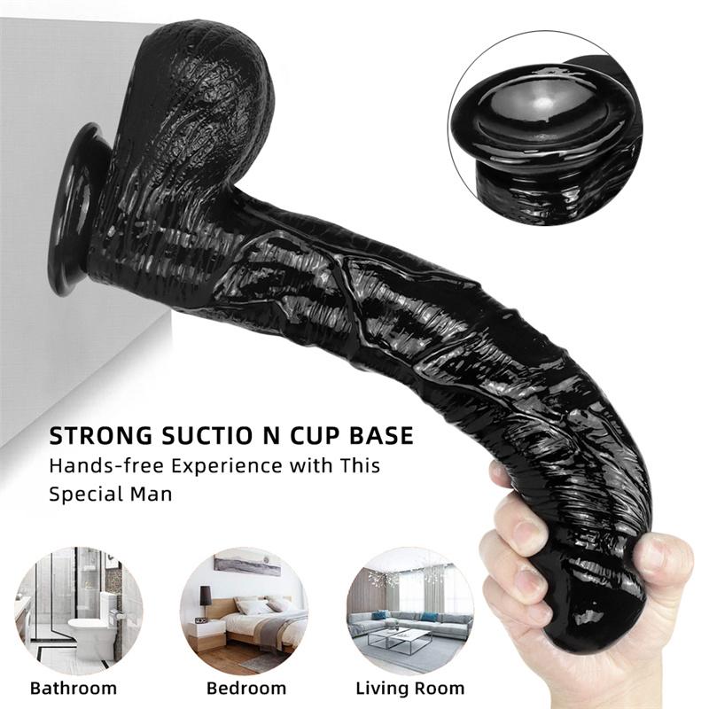 Female Simulation Dildo Super Big Vagina Woman European and American Big Cock Transparent Adult Products