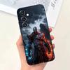 Game G-God of W-War Kratos Phone Case For Samsung Galaxy A13,A21s,A22,A31,A32,A52,A53,A71,A80,Soft Black Shell