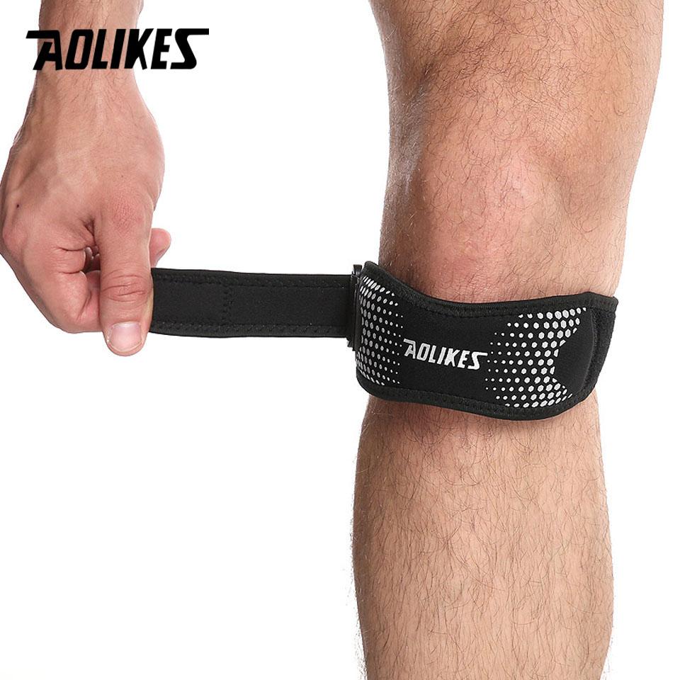 Supporto Ginocchiera Aolikes Stabilizzatore Per Corsa Escursionismo Tennis Salto Sollievo Dolore Artrite