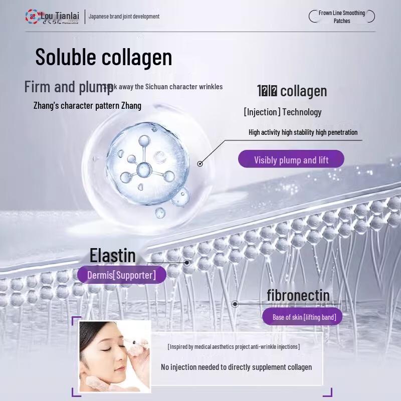 Tao Zhi Yao Yao Rynkplåster för Panna & Bekymmersrynkor