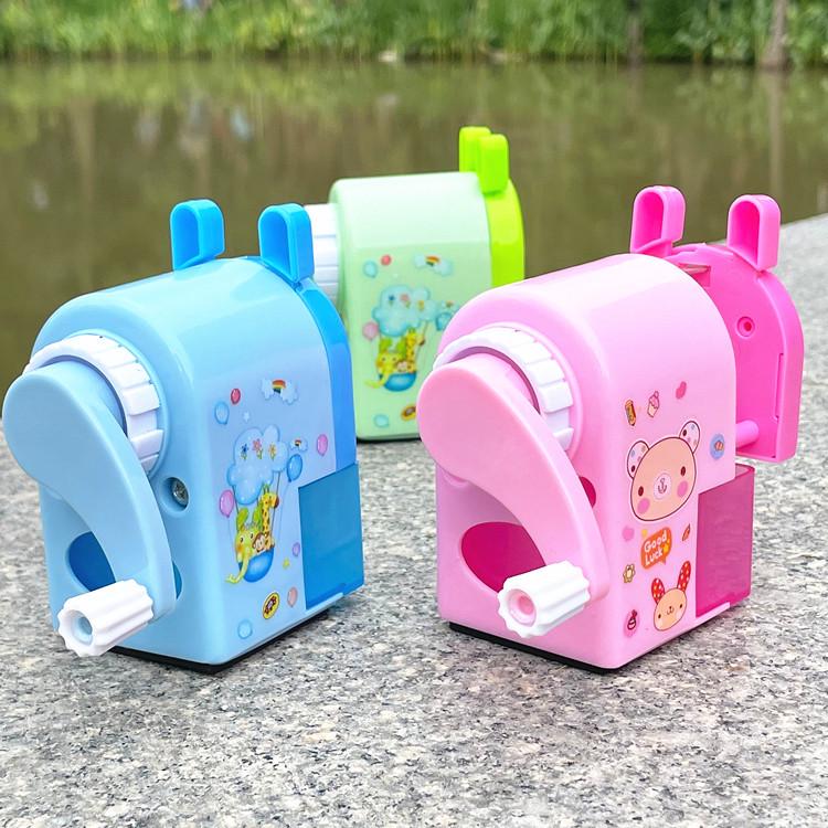Creative Cartoon Animal Children’s Hand-Crank Single Hole Pencil Sharpener